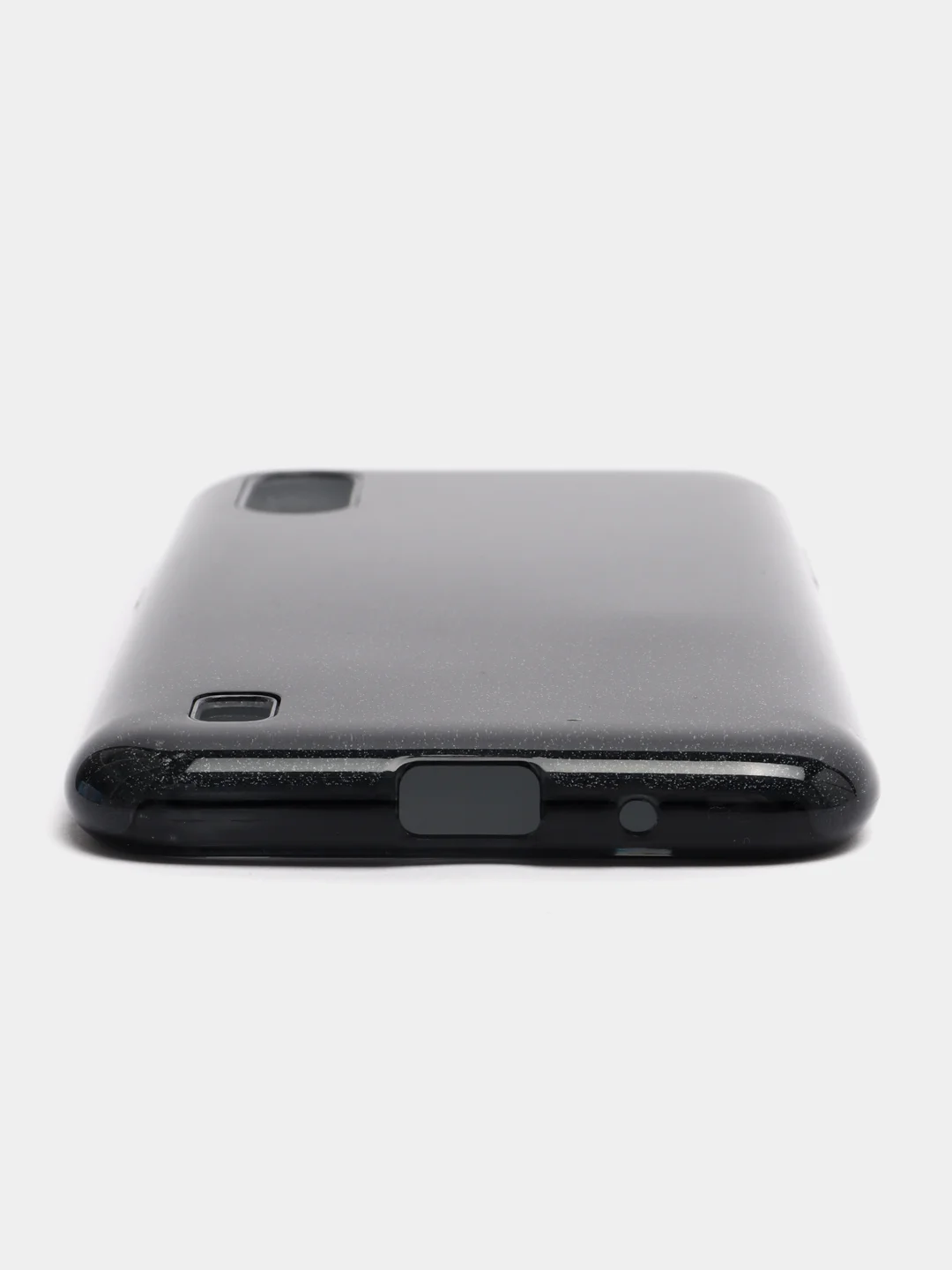 Угольный чехол блестящий Samsung Galaxy A01, A10, M10, A10S, A11, M11 накладка c блёстками