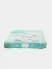 Голубой чехол с цветами для Apple iPhone 12, 12 Pro, 12 Pro Max, 12 mini , 11 , 11 Pro, 11 Pro Max