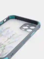 Фиолетовый чехол с цветами для Apple iPhone 12, 12 Pro, 12 Pro Max, 12 mini , 11 , 11 Pro, 11 Pro Max