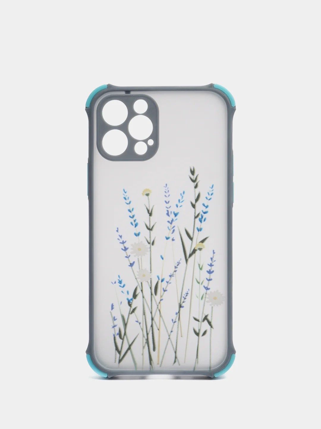 Фиолетовый чехол с цветами для Apple iPhone 12, 12 Pro, 12 Pro Max, 12 mini , 11 , 11 Pro, 11 Pro Max