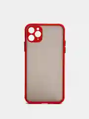 Красный чехол защитный матовый, жесткий, для iPhone Айфон XS Max / 11 / 11 Pro / 11 Pro Max / 12