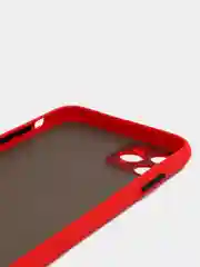 Красный чехол защитный матовый, жесткий, для iPhone Айфон XS Max / 11 / 11 Pro / 11 Pro Max / 12