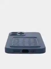 Синий чехол с карманом для карты и мягкой вставкой для iPhone 13, 13 Pro, 13 Pro Max