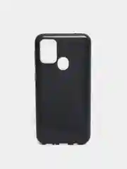 Черный чехол блестящий Samsung Galaxy M31 накладка c блёстками