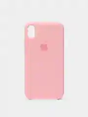 Розовый чехол Silicone Case для iPhone XR