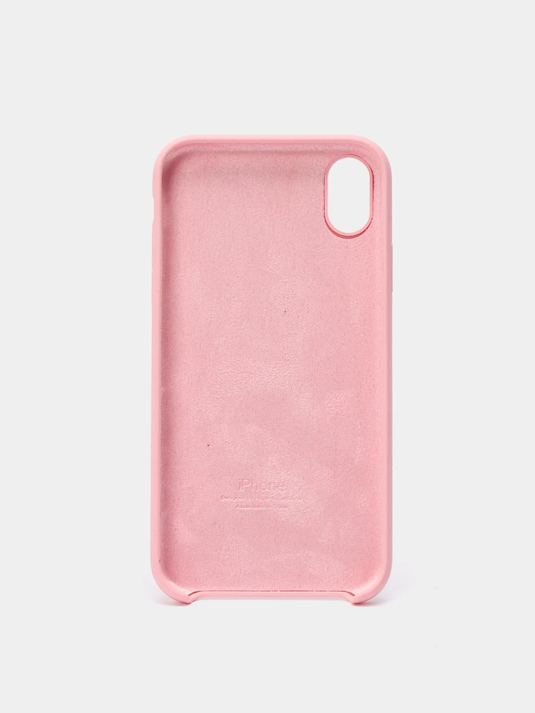 Розовый чехол Silicone Case для iPhone XR