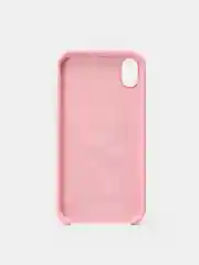 Розовый чехол Silicone Case для iPhone XR