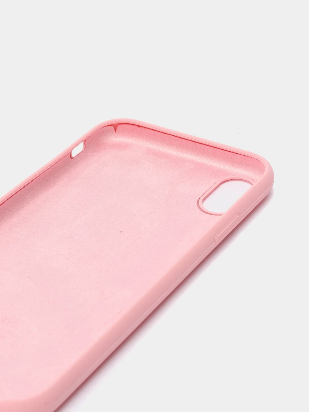 Розовый чехол Silicone Case для iPhone XR