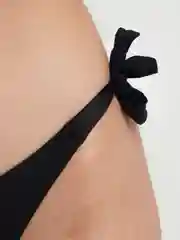 Черный раздельный купальник женский