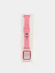 Розовый ремешок, бампер и стекло Apple Watch Classic 38 40 42 44 mm Series 1, 2, 3, 4, 5, 6, SE