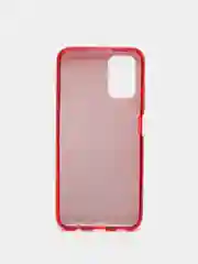 Красный чехол Samsung Galaxy A03s, Самсунг Галакси А03с блестящий