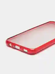 Красный чехол Samsung Galaxy A03s, Самсунг Галакси А03с блестящий