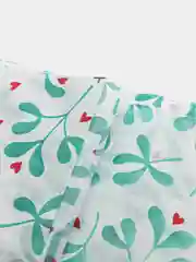 Бирюзовый бумага тишью с рисунком
