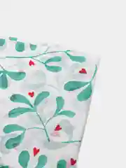 Бирюзовый бумага тишью с рисунком