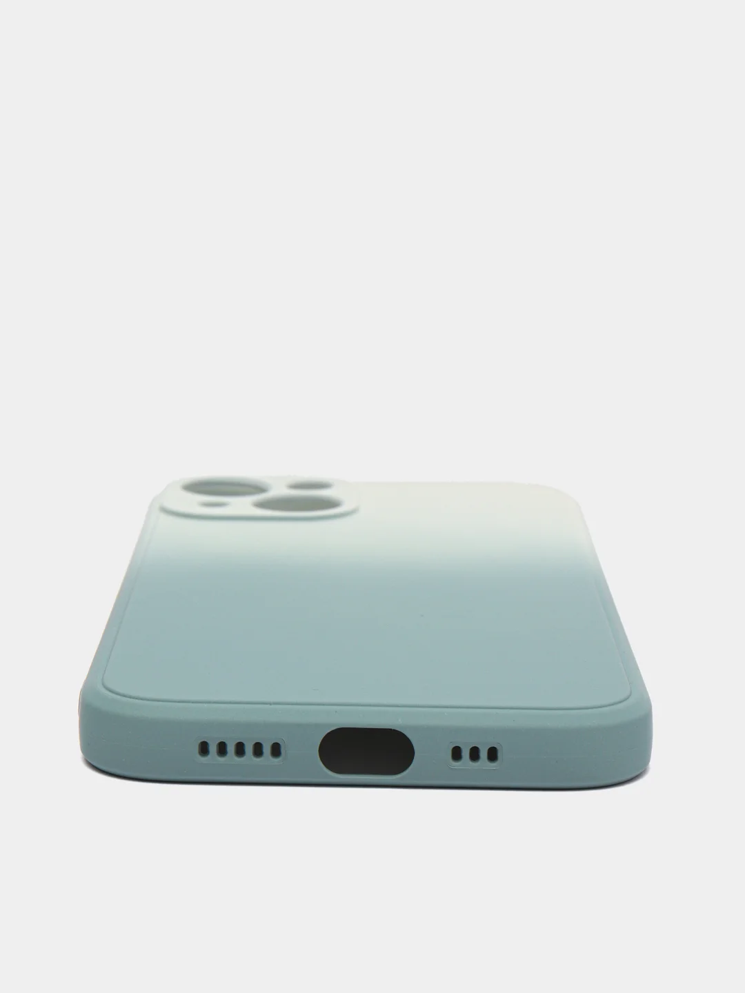 Серый чехол для iPhone 11 / 12 / 13 Pro Max силиконовый айфон про макс