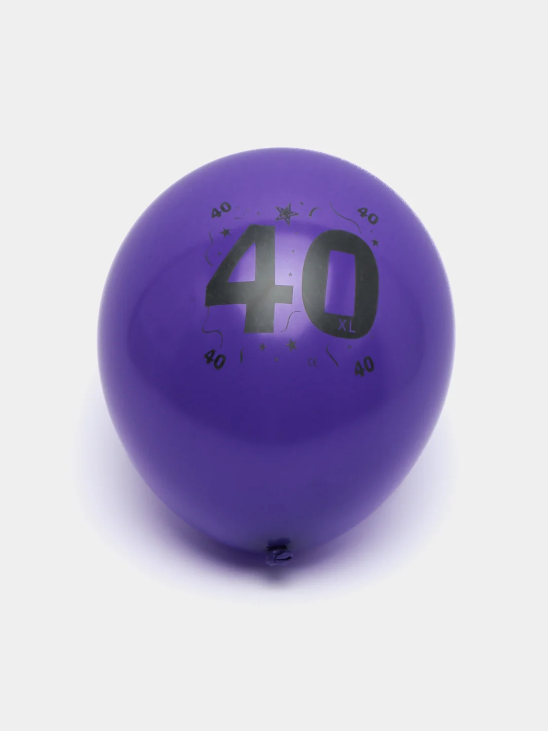 Пурпурный шар латексный "40", разные цвета