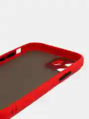 Красный чехол защитный матовый, жесткий, для iPhone Айфон XS Max / 11 / 11 Pro / 11 Pro Max / 12