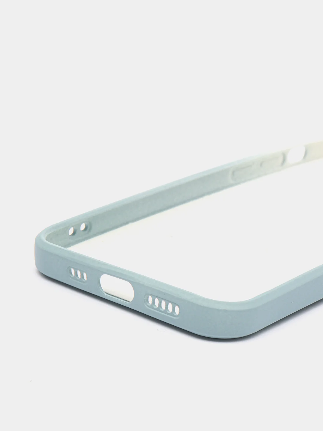 Серый чехол для iPhone 11 / 12 / 13 Pro Max силиконовый айфон про макс