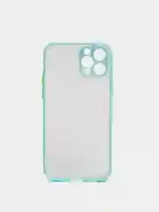 Бирюзовый чехол защитный матовый, жесткий, для iPhone Айфон XS Max / 11 / 11 Pro / 11 Pro Max / 12