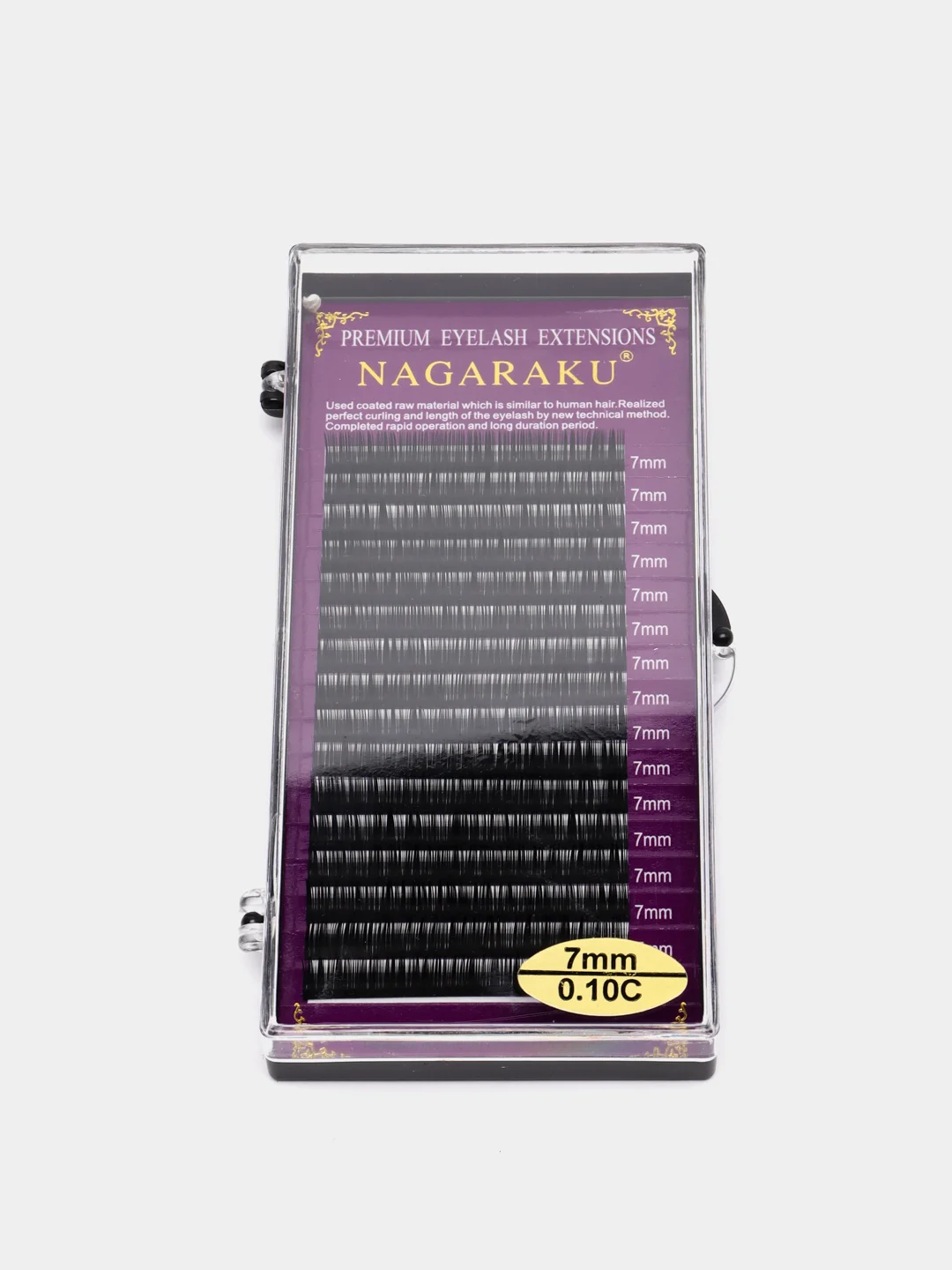 Ресницы для наращивания Nagaraku, 16 штук в палетке