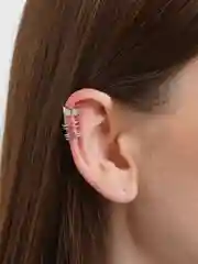 Серебряный каффы серьги на уши набор из 3 штук