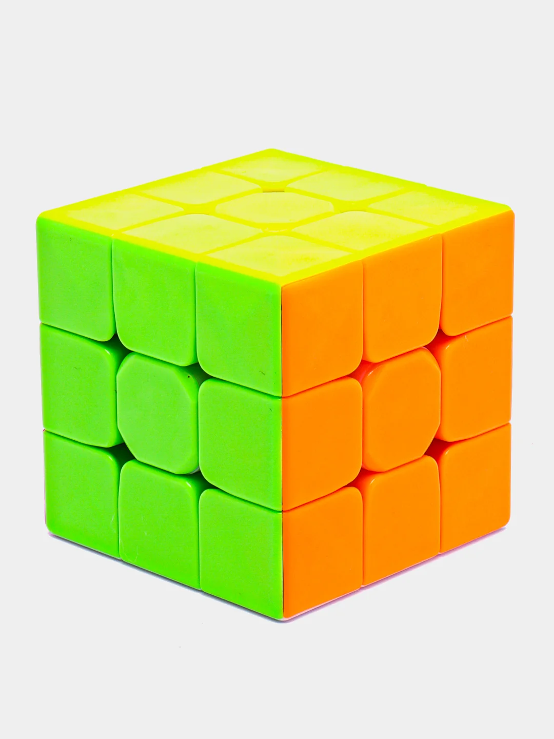 Кубик из матового цветного пластика, 3 х 3