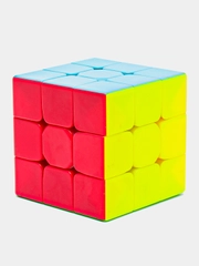 Кубик из матового цветного пластика, 3 х 3