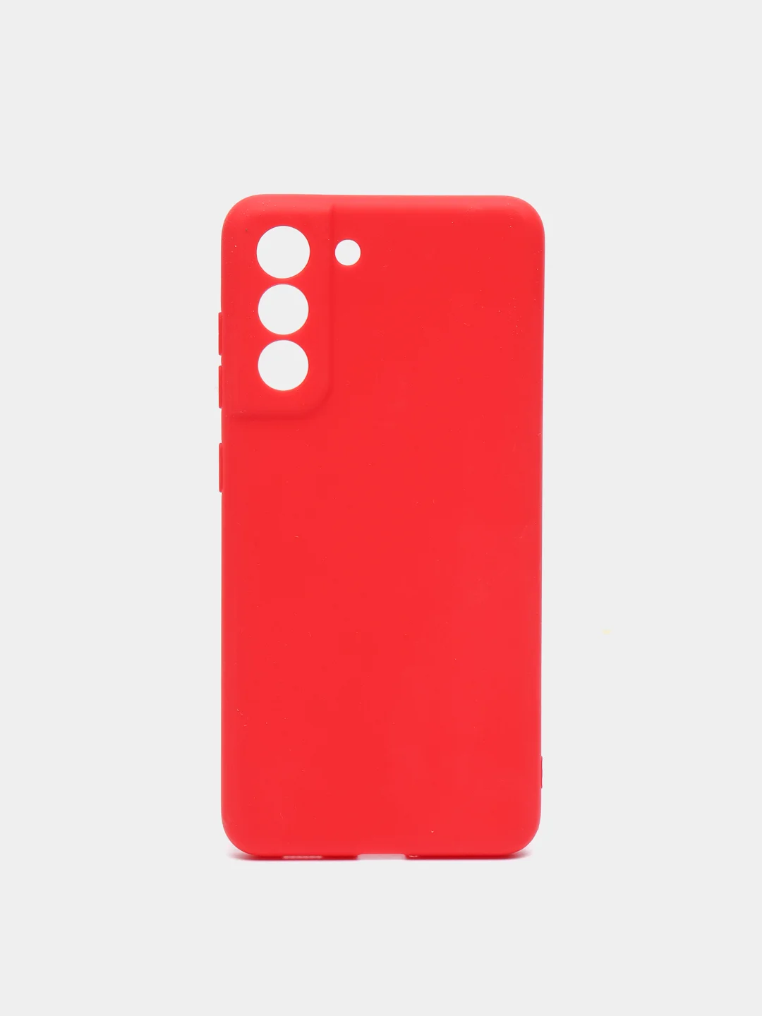 Красный чехол для Samsung S21 FE цветной матовый