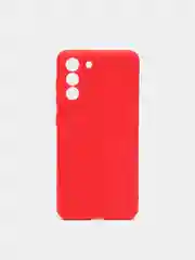 Красный чехол для Samsung S21 FE цветной матовый