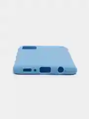 Голубой мягкий и тонкий силиконовый чехол для Samsung Galaxy A31, A41, A51, A71, M31S, M40S