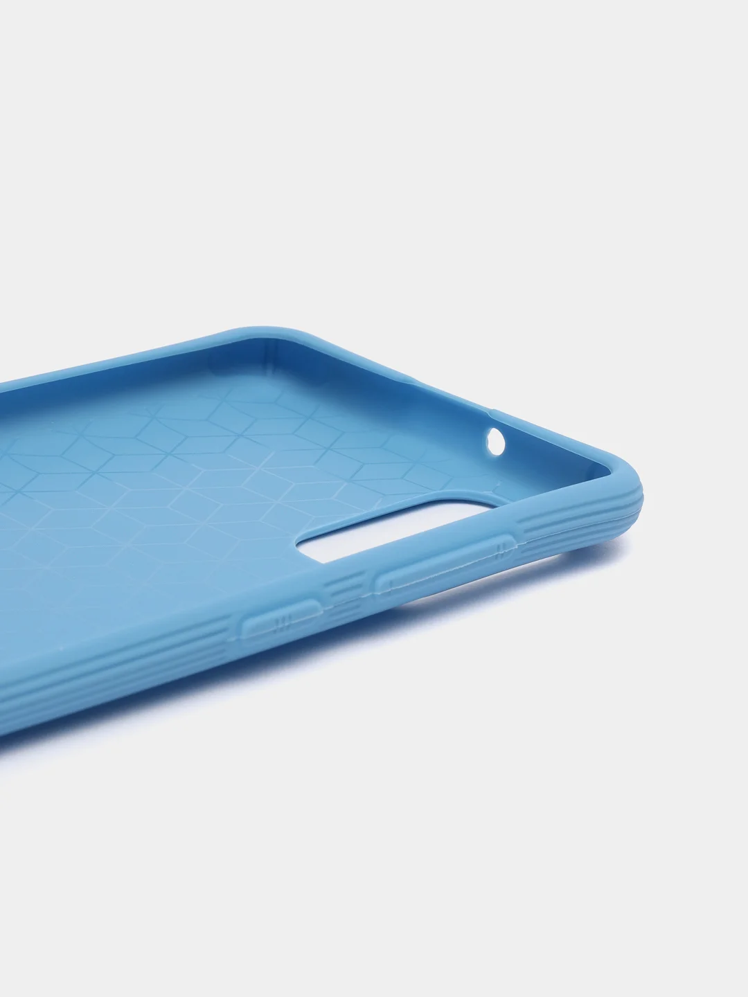 Голубой мягкий и тонкий силиконовый чехол для Samsung Galaxy A31, A41, A51, A71, M31S, M40S