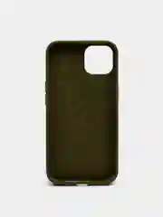 Зелёный хаки чехол Silicone Case для iPhone 13 / 14, Pro, Pro Max с закрытым низом