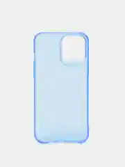 Синий чехол силиконовый, прозрачный " Неон" для Айфон  iPhone  11 / 11 Pro / 11 Pro Max / 12