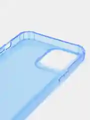 Синий чехол силиконовый, прозрачный " Неон" для Айфон  iPhone  11 / 11 Pro / 11 Pro Max / 12