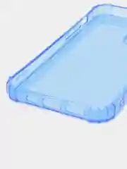 Синий чехол силиконовый, прозрачный " Неон" для Айфон  iPhone  11 / 11 Pro / 11 Pro Max / 12