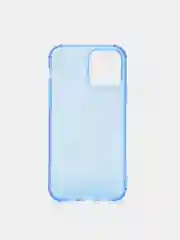 Синий чехол силиконовый, прозрачный " Неон" для Айфон  iPhone  11 / 11 Pro / 11 Pro Max / 12