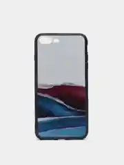 Белый яркий чехол цветные принты картинки iPhone 5S, SE 6 6S 7 8 Plus X XS XR 11 12 Mini Pro Max