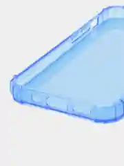 Синий чехол силиконовый, прозрачный " Неон" для Айфон  iPhone  11 / 11 Pro / 11 Pro Max / 12