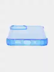Синий чехол силиконовый, прозрачный " Неон" для Айфон  iPhone  11 / 11 Pro / 11 Pro Max / 12