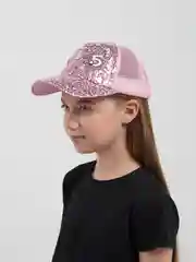 Розовый кепка