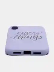 Фиолетовый чехол для iPhone 11, 11 Pro Max, 12, 12 Pro, XR, силикон с картинкой / рисунком