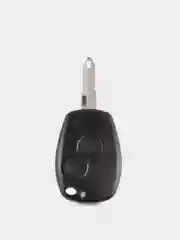 Синий ключ авто корпус брелок 2 кн Renault Lada Рено Nissan Megane Duster Logan Лада Laguna Clio