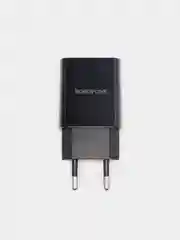 Черный зарядное устройство Borofone BA53A, 2USB, Micro-USB, Type-C, iPhone