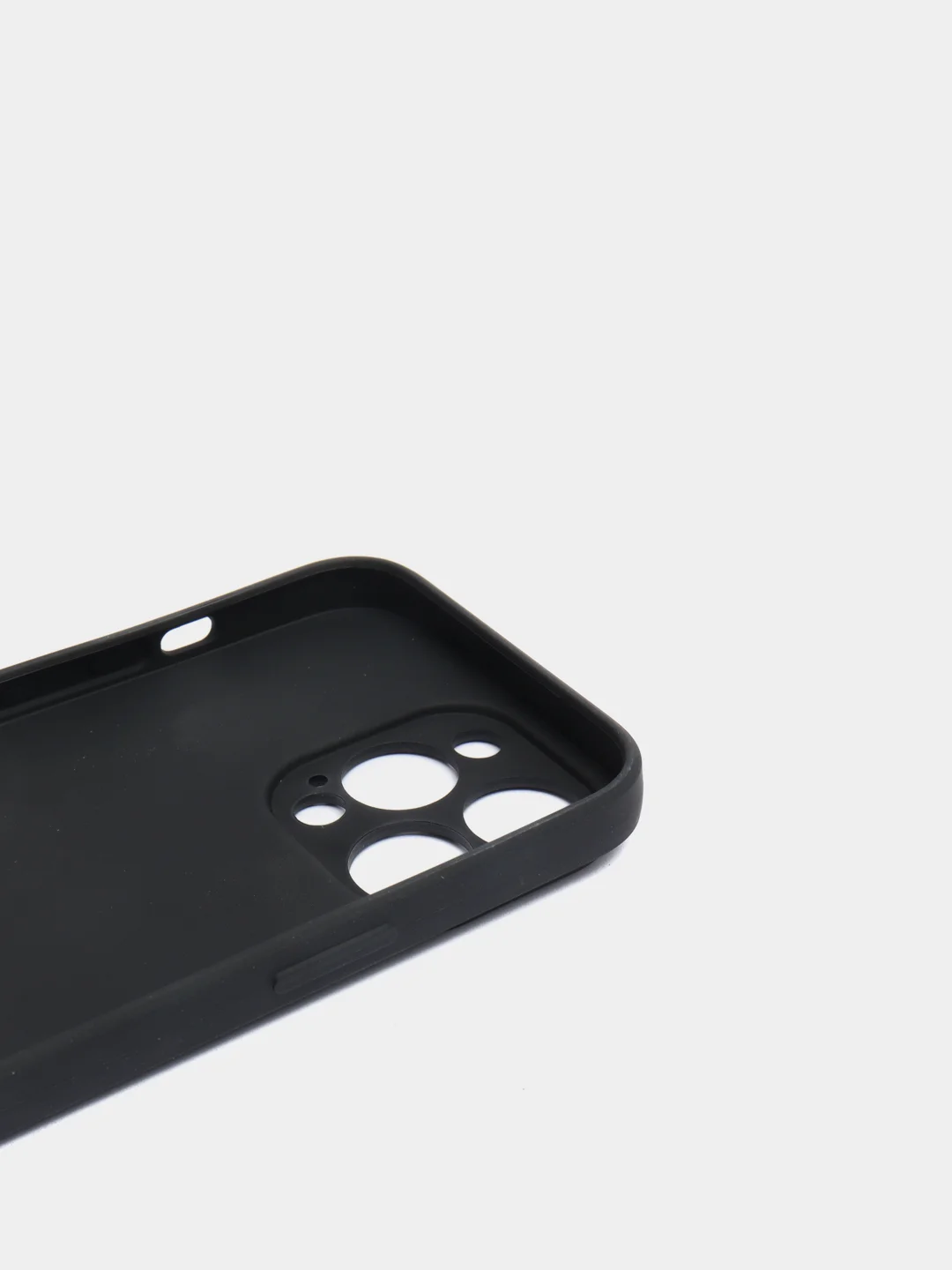 Черный чехол Silicone Case для iPhone 12, 12 Pro, Max, 12 mini, 13, 13 Pro, Max с защитой камеры