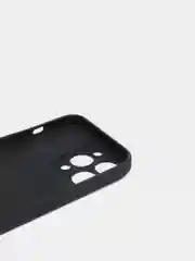 Черный чехол Silicone Case для iPhone 12, 12 Pro, Max, 12 mini, 13, 13 Pro, Max с защитой камеры