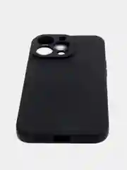 Черный чехол Silicone Case для iPhone 12, 12 Pro, Max, 12 mini, 13, 13 Pro, Max с защитой камеры