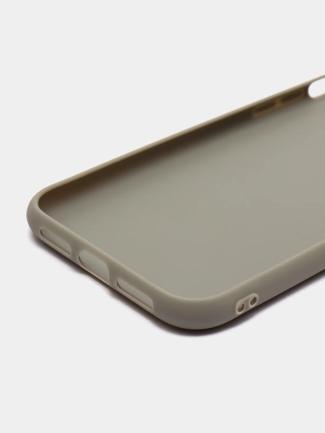 Серый матовый чехол с сердцем на Apple iphone 11, 11Pro, 11ProMax, XS, XSMax, XR, X, 7/8Plus,7/8