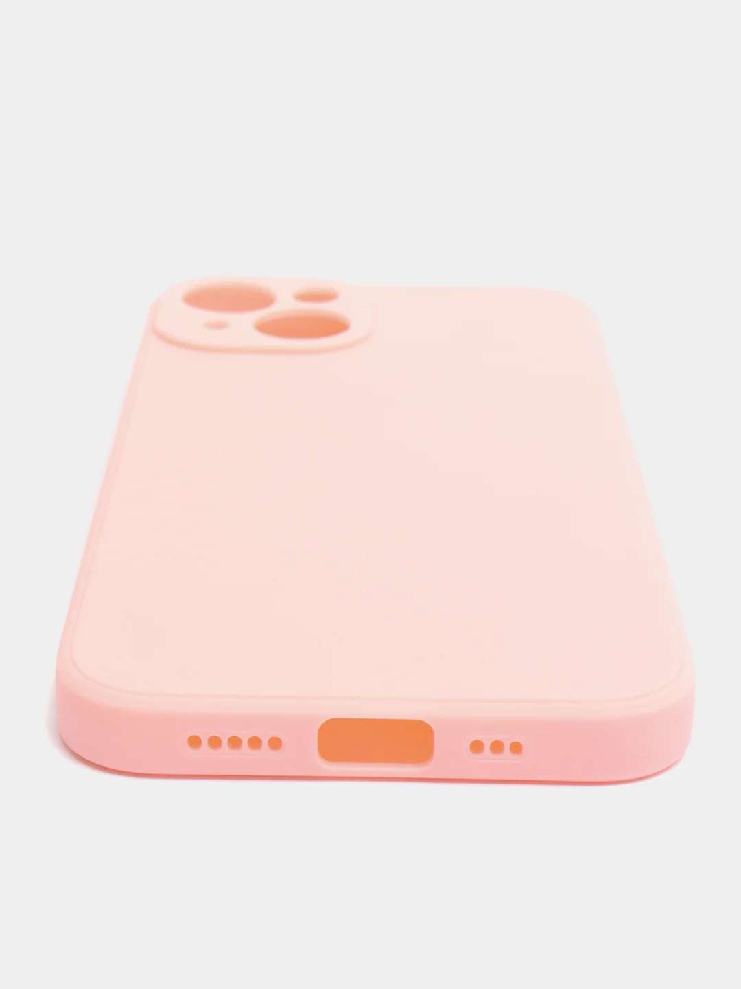 Розовый чехол Silicone Case для iPhone 12, 12 Pro, Max, 12 mini, 13, 13 Pro, Max с защитой камеры