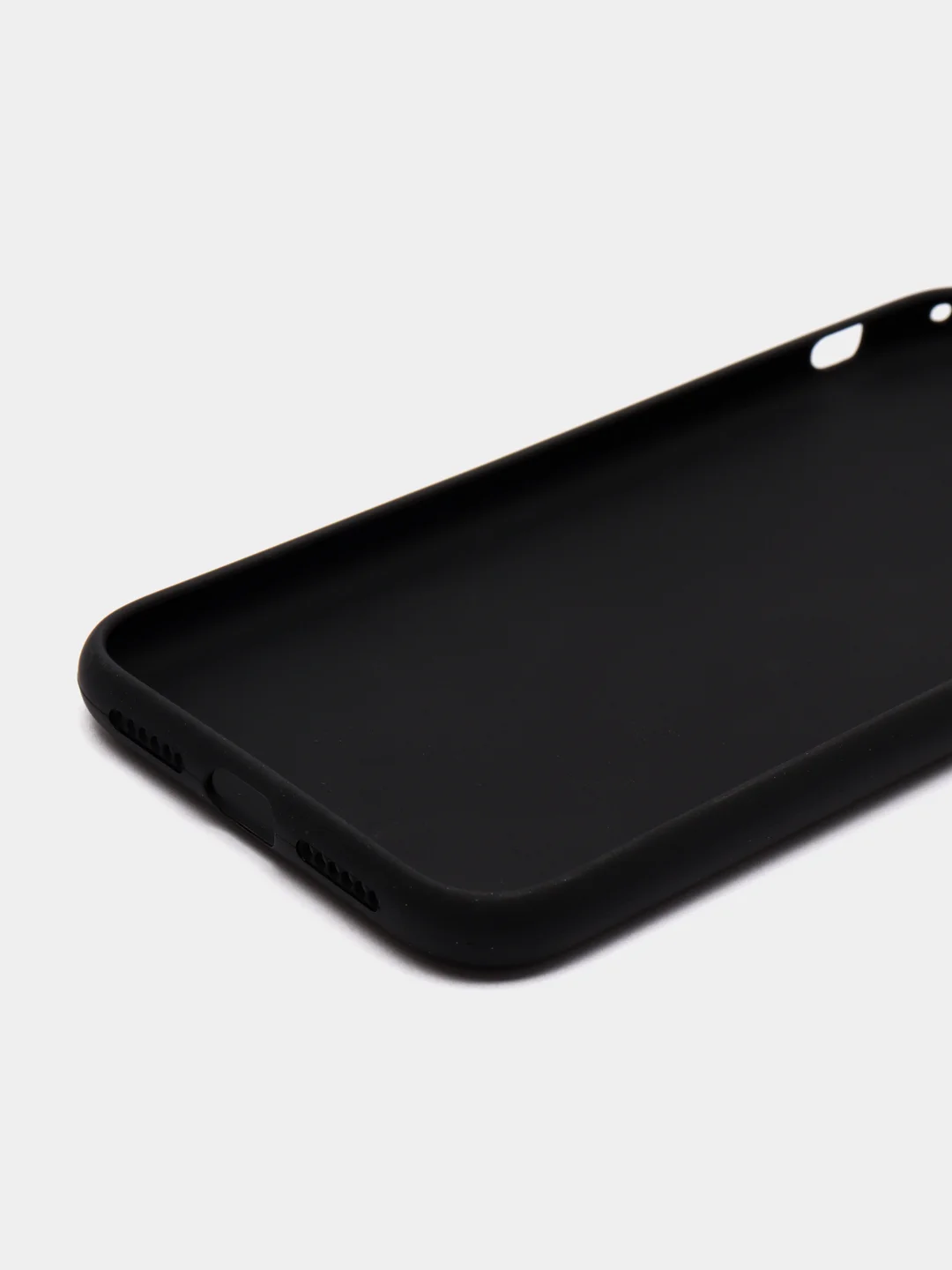 Фиолетовый чехол силиконовый на Iphone