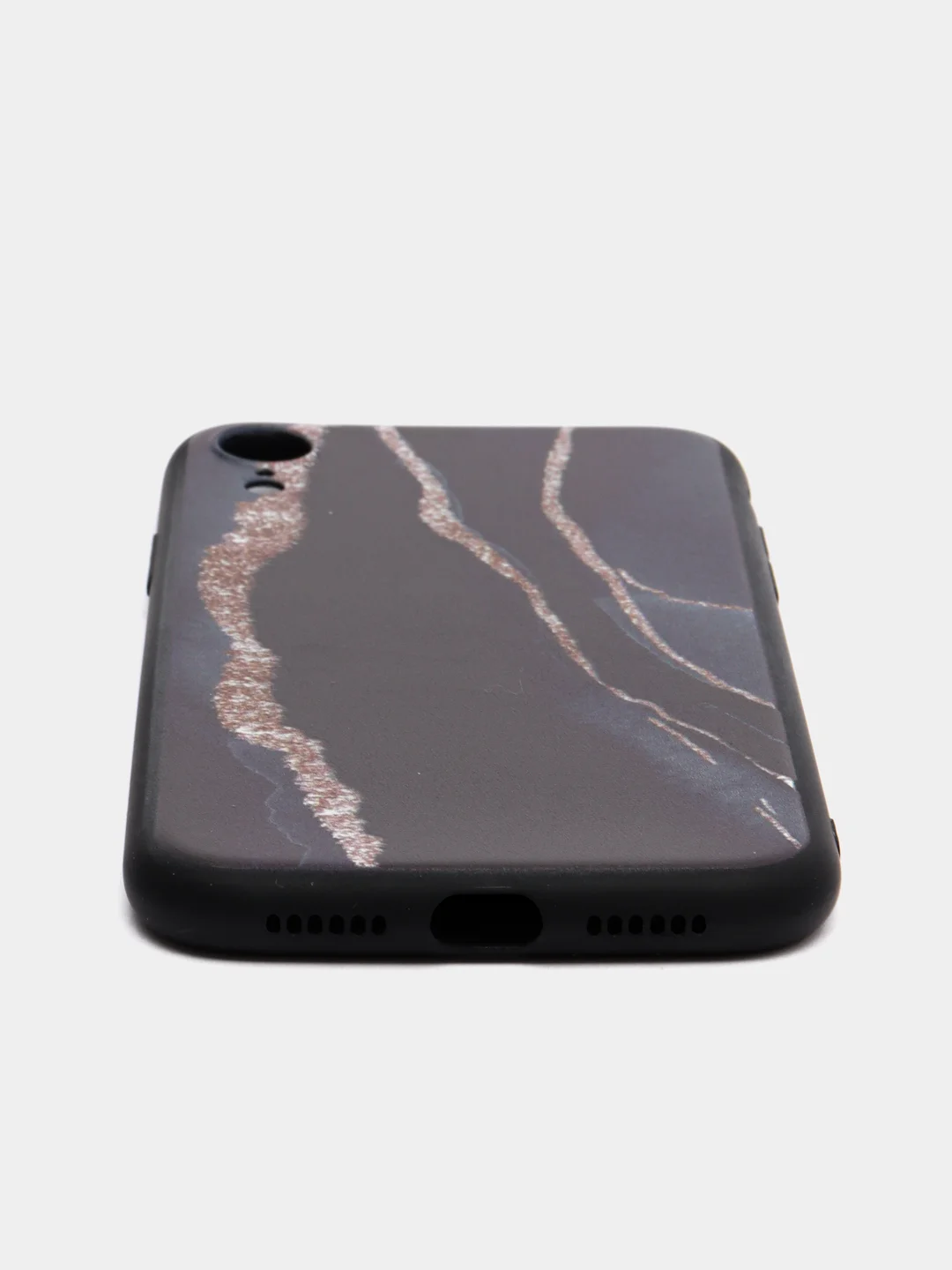 Черный яркий чехол цветные принты картинки iPhone 5S, SE 6 6S 7 8 Plus X XS XR 11 12 Mini Pro Max